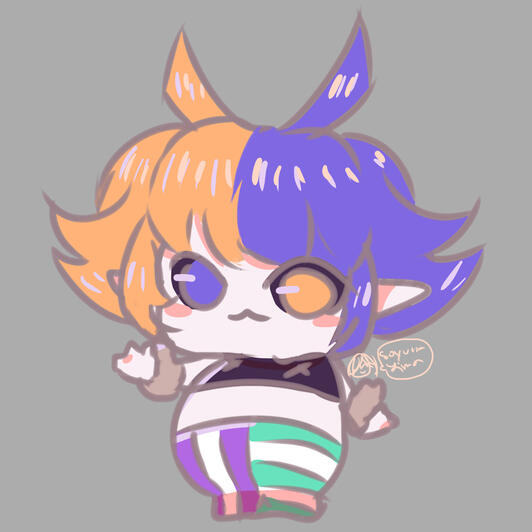 chibi cuerpo completo de "YUNCAT"