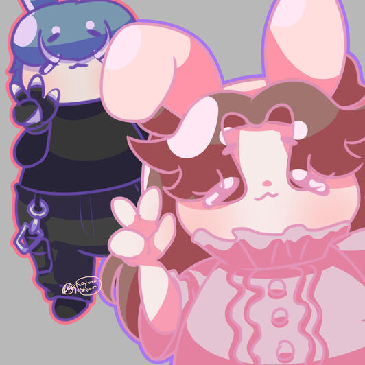 medio cuerpo simple de "MIKA Y DARIXO"