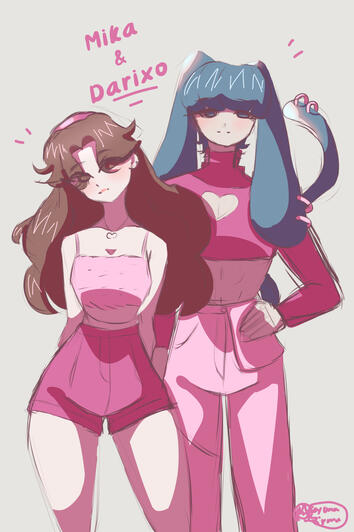 medio cuerpo de "MIKA Y DARIXO"