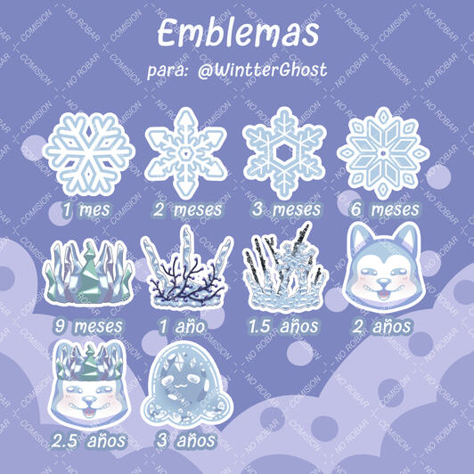 vgen badge set for "WINTTERGHOST"