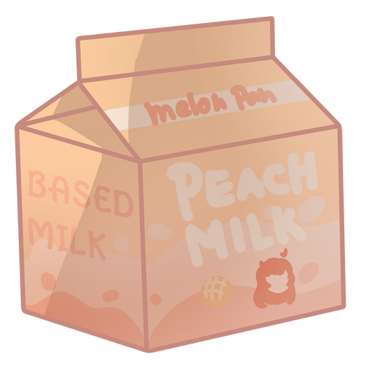 caja de leche de "MELONPAN"