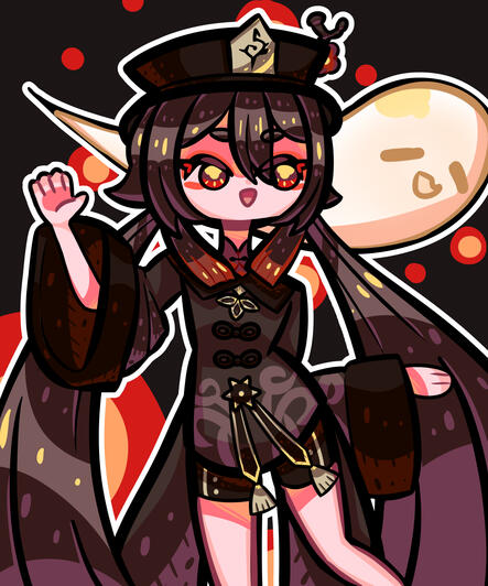 halfbody hu tao genshin