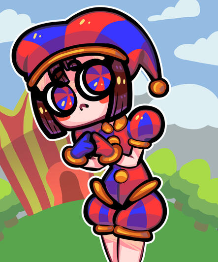 halfbody ponmi digital circus