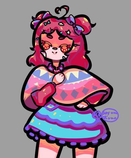 halfbody for "ALPACA COSMIC"